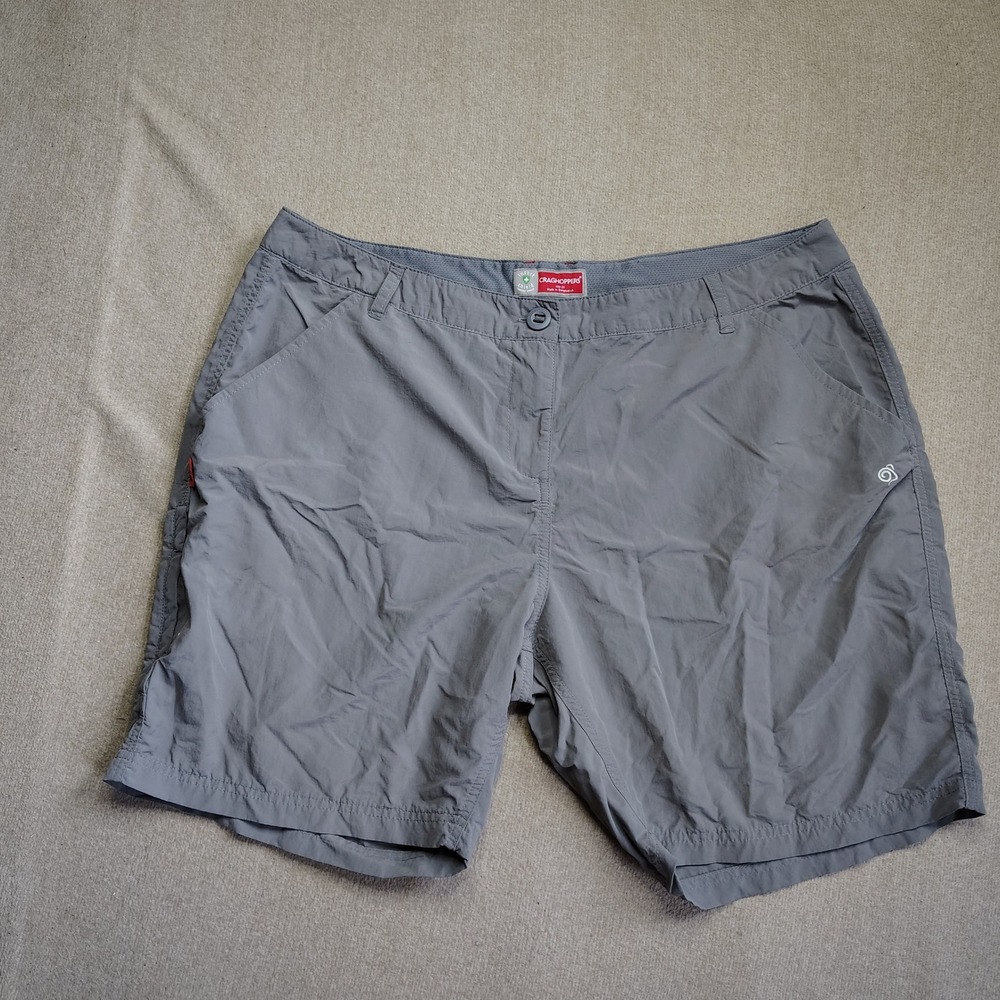 Craghoppers NosiLife Adventure Shorts Insect Shield Repellent Gray Size 20 (36)